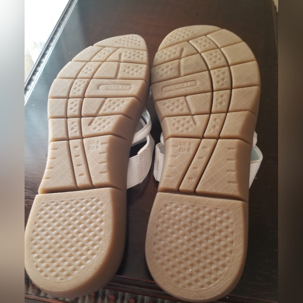 Aerosoles Women's White Sandals - Picture 2 of 10